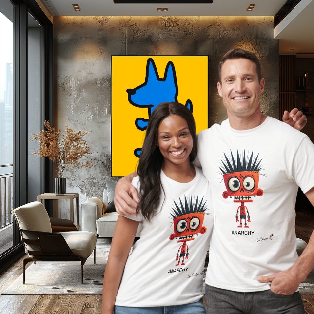 Punk Rebel | ANARCHIE - nach Entwurf | Einzigartig T-Shirt (Von Creator hochgeladen)