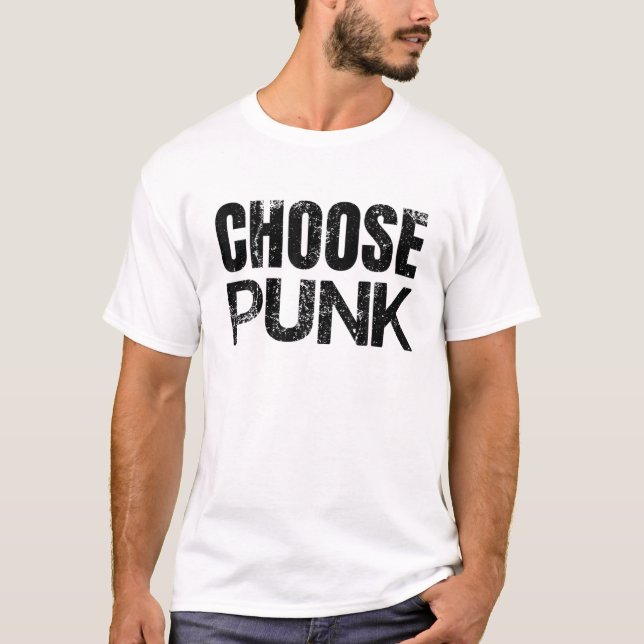 PUNK Retro T-Shirt (Vorderseite)