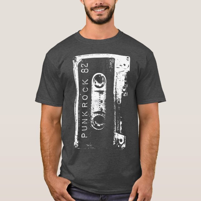 Punk Rock 80er Concert Mixtape Vintag T-Shirt (Vorderseite)