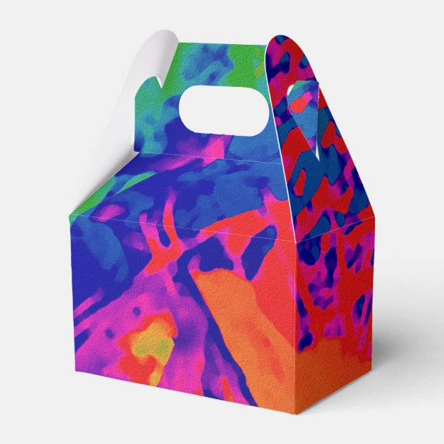 Punk Rock Abstract Design Geschenkschachtel (Vorderseite)