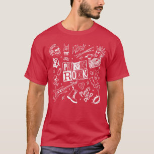 Punk Rock auf Rock Buddy Konzert Skeletthände T-Shirt