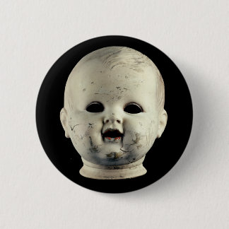 Punk Rock Beängstigend Baby Doll Head Spuk Button
