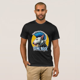 PUNK ROCK BULL TERRIER BLAUE 3 T-Shirt