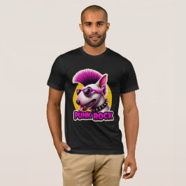 PUNK ROCK BULL TERRIER-LILA 3 T-Shirt