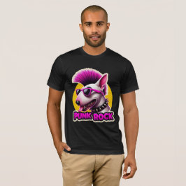 PUNK ROCK BULL TERRIER-LILA 3 T-Shirt