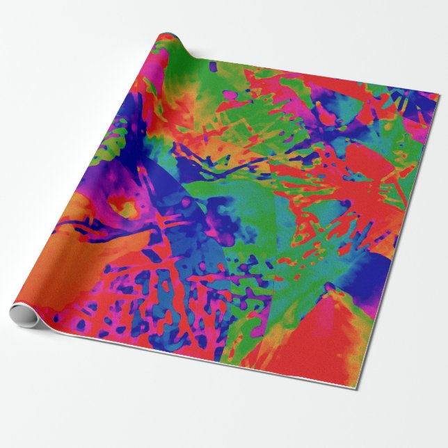 Punk Rock Design Geschenkpapier (Ungerollt)