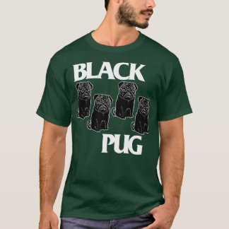 Punk Rock Dog Grummel Möpsen Design Mops Flag Punk T-Shirt