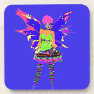 Punk Rock Fairy Getränkeuntersetzer