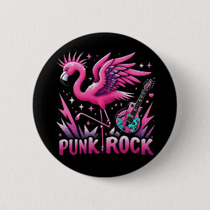 Punk Rock, Flamingo Rock Button