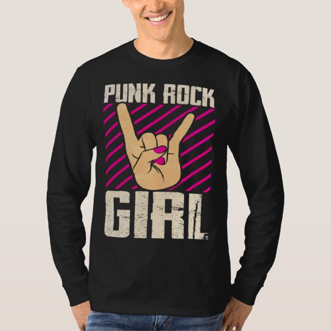 Punk Rock Girl  2 T-Shirt (Vorderseite)
