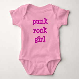 Punk Rock Girl Baby Strampler