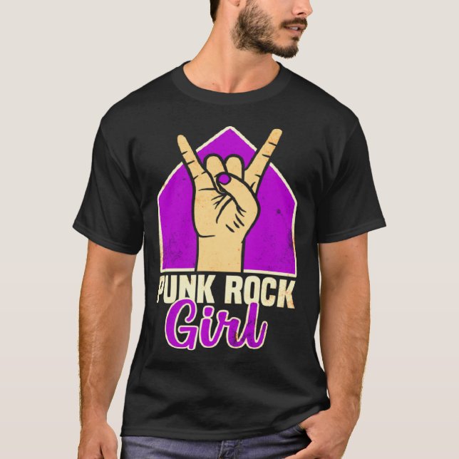 Punk Rock Girl T-Shirt (Vorderseite)