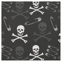 Punk Rock Goth Grunge Skulls Black