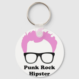 Punk Rock Hipster Schlüsselanhänger