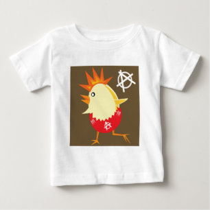 Punk Rock Huhn Baby T-shirt