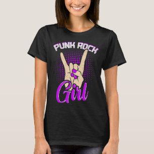 Punk Rock Mädchen 1 T-Shirt