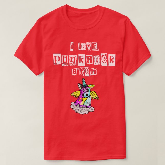 Punk Rock Metal Concept Festival Unicorn 7 T-Shirt (Design vorne)