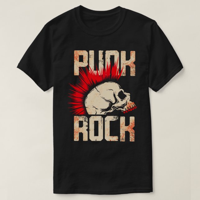 Punk Rock Music 8 T-Shirt (Design vorne)