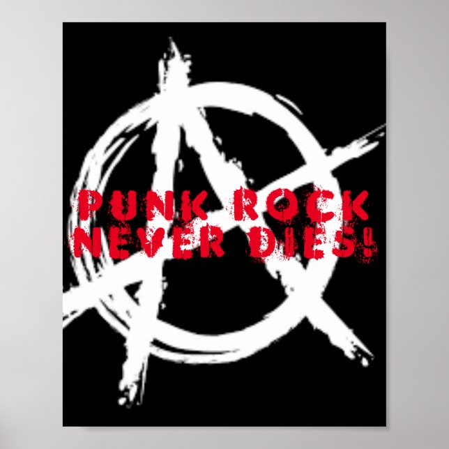 Punk Rock Never Dies Poster (Vorne)