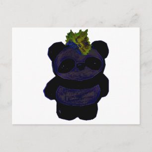 Punk Rock Panda 2 Postkarte