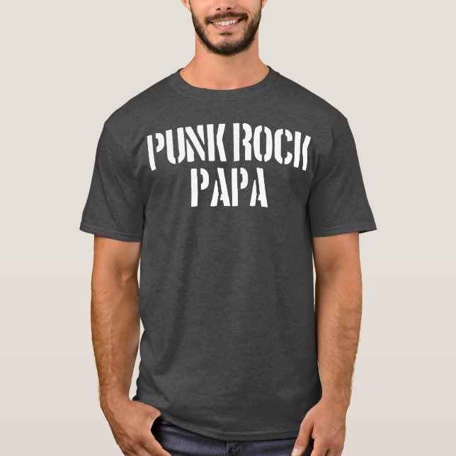 Punk Rock Papa Freunde T-Shirt (Vorderseite)