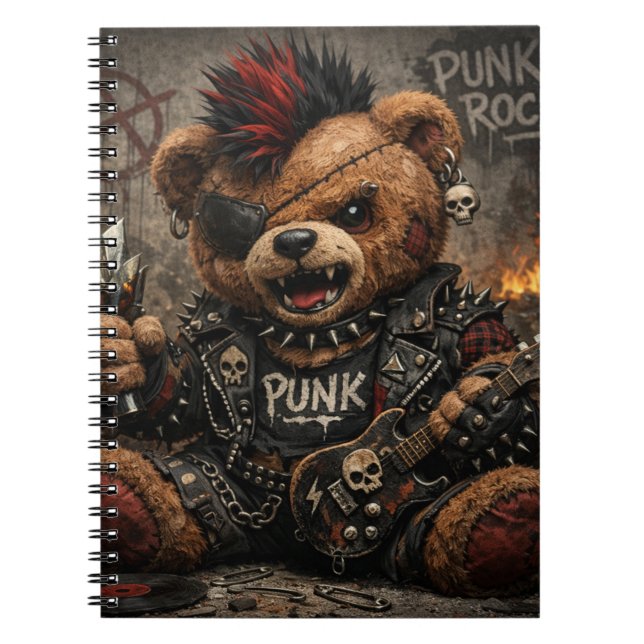 Punk Rock Paul Notizblock (Vorderseite)