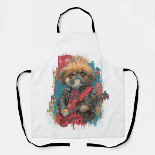 Punk Rock Pekingese - Rebellenhund Schürze