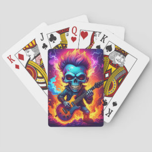 Punk Rock Schädel Spielkarten