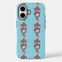 Punk Rock Seeotter mit Fisch | Lustige Tierkunst