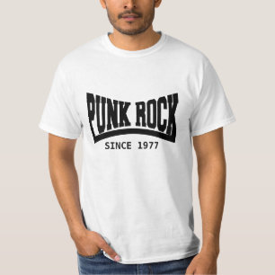 Punk Rock Seit 1977 - White Punk Rocker Shirt