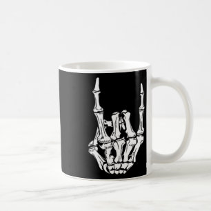 Punk Rock Skeleton Cool Rocker Halloween Men Women Kaffeetasse