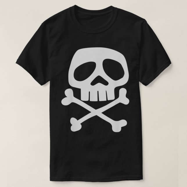 Punk Rock Skull and Bones Punk Rock Misfit der 198 T-Shirt (Design vorne)