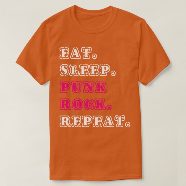 Punk Rock T-Shirt (Design vorne)