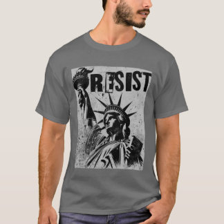 Punk Rock Vive La Resistance Freiheitswiderstand P T-Shirt