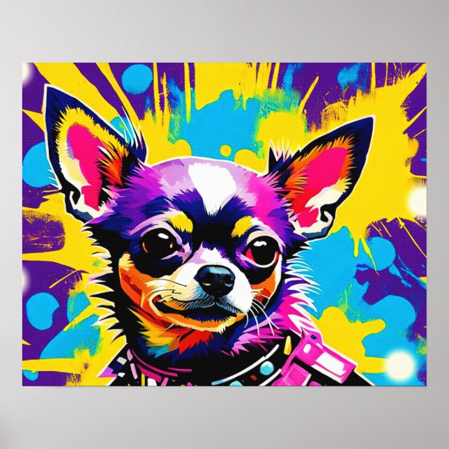 PUNK ROCKER CHIHUAHUA 2 POSTER (Vorne)