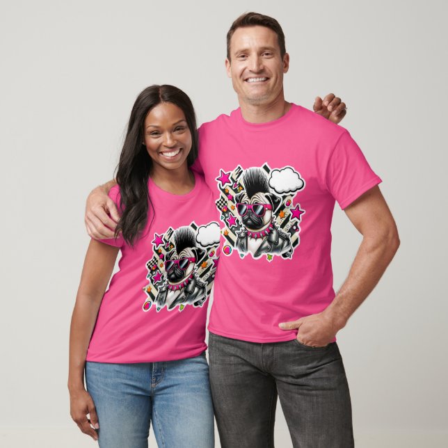 PUNK ROCKER-MOPS 8 T-Shirt (Unisex)