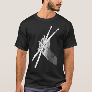 Punk Rockstar Kitten Kitty Cat Drummer SpielDru T-Shirt