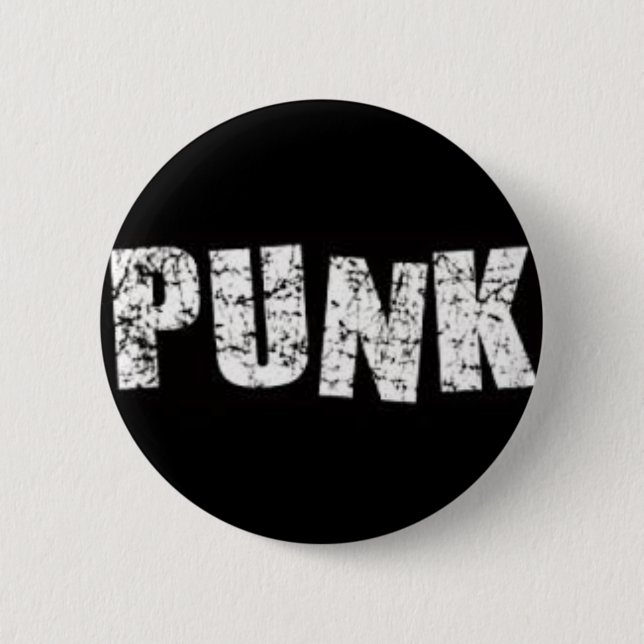 "Punk" runder Knopf Button (Vorderseite)