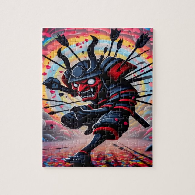 Punk Samurai Jigsaw Puzzle (Vertikal)
