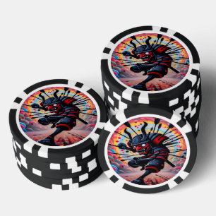 Punk Samurai Poker Chips
