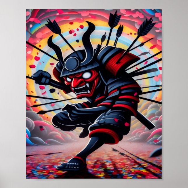 Punk Samurai Poster (Vorne)
