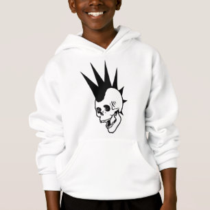 Punk-Schädel Hoodie