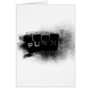 Punk schwarz-weiß