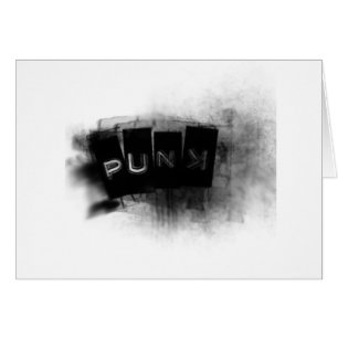 Punk schwarz-weiß