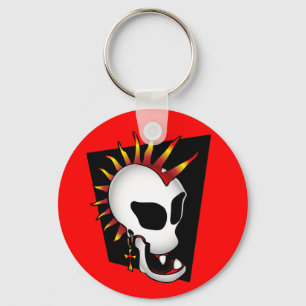 PUNK SKULL-2 SCHLÜSSELANHÄNGER