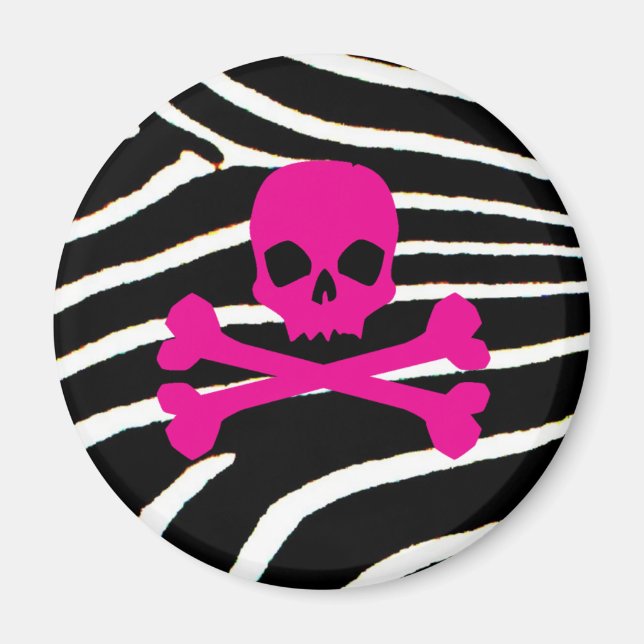 Punk Skull Magnet (Vorne)