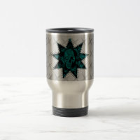 Punk Skull-Tasse (Aquamarin)