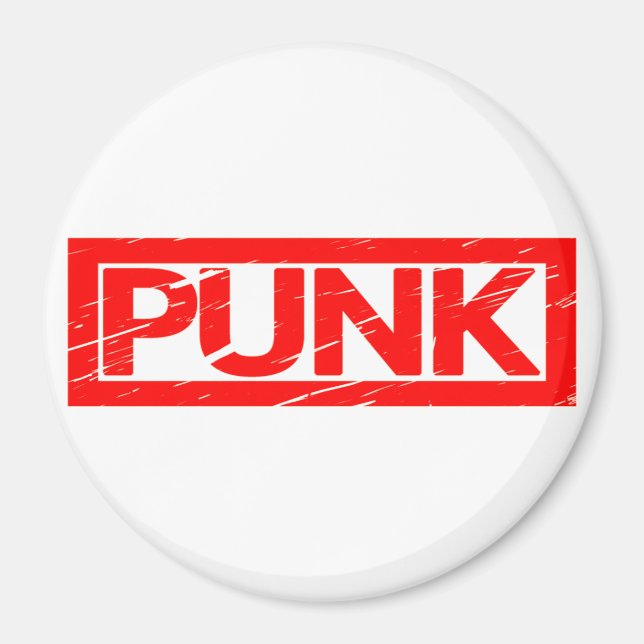 Punk Stempel Magnet (Vorne)