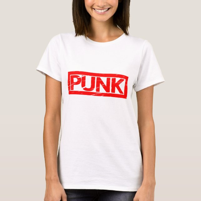 Punk Stempel T-Shirt (Vorderseite)