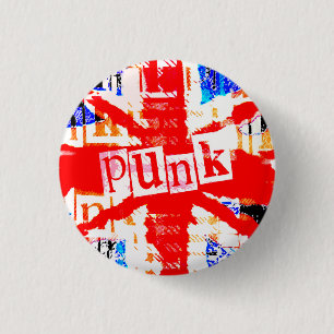 Punk Union Jack Button